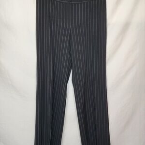 Armani Vintage Black Pinstripe Pants